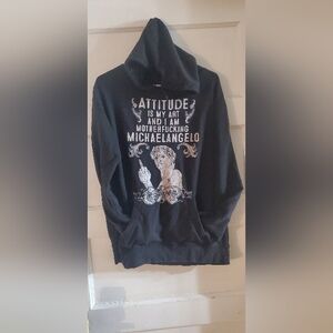 Black Michaelangelo Hoodie